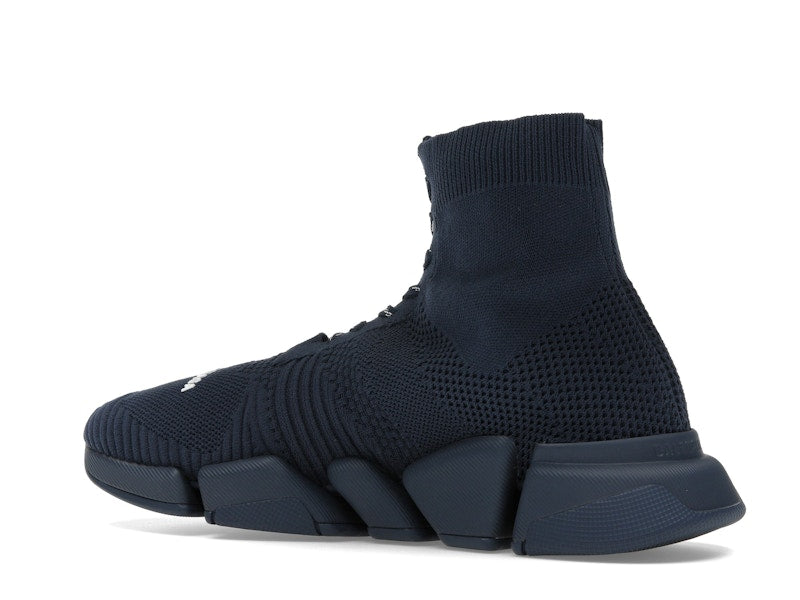 Balenciaga Speed 2.0 Lace Up Recycled Dark Blue