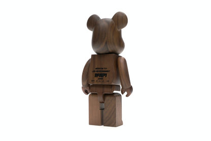 Bearbrick WORLD WIDE TOUR KAWS (Karimoku Wood) 400% Wood