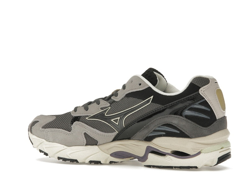 Mizuno Wave Rider 10 Dark Grey Lime Yellow