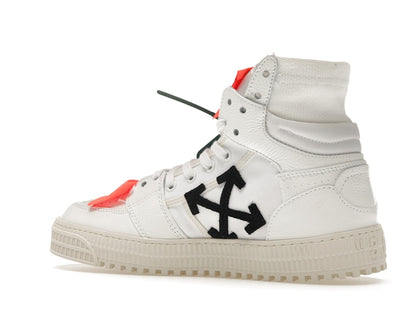 OFF-WHITE Off Court 3.0 Leather White White Orange (Bold Medial Logo)