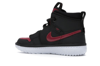 Jordan 1 High React Black Noble Red
