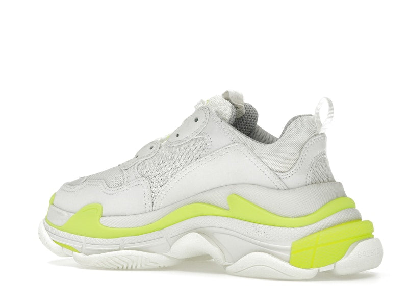 Balenciaga Triple S White Fluo Yellow (Women's)