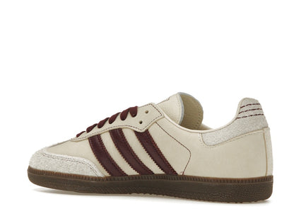 adidas Samba OG Wonder White Maroon (Women's)