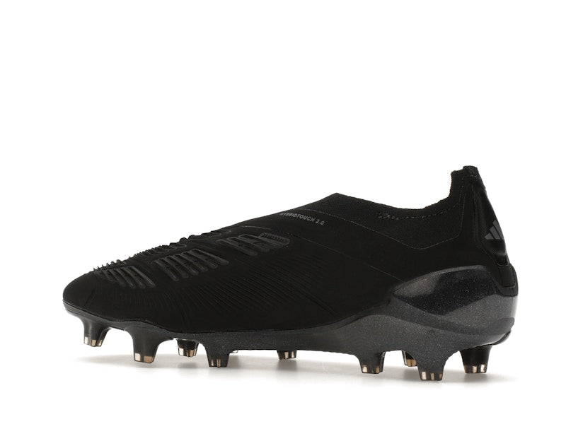 adidas Predator 24 Elite Laceless FG Core Black Carbon