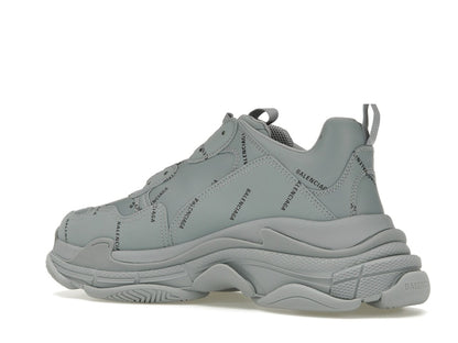 Balenciaga Triple S AllOver Logo Grey Black