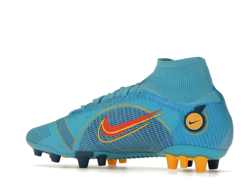 Nike Mercurial Superfly 8 Elite AG Chlorine Blue Laser Orange