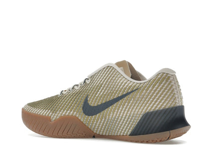 Nike Court Vapor 11 HC Premium Sanddrift Thunder Blue Gum Medium Brown Metallic Gold