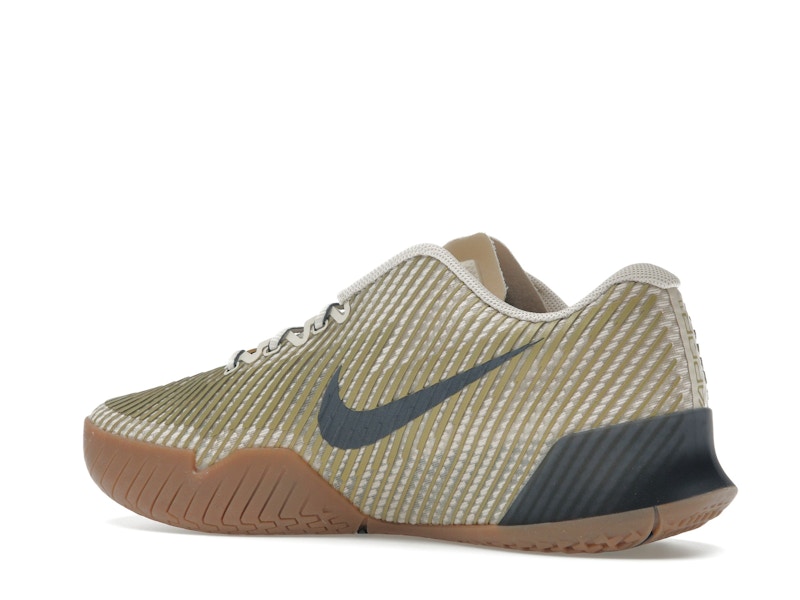 Nike Court Vapor 11 HC Premium Sanddrift Thunder Blue Gum Medium Brown Metallic Gold