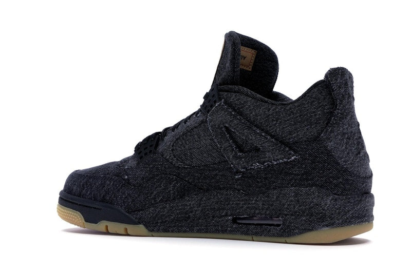Jordan 4 Retro Levi's Black (Blank Tag)