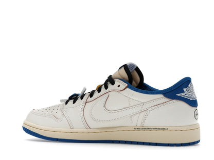 Jordan 1 Retro Low OG SP Fragment x Travis Scott Sail Military Blue