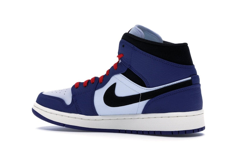Jordan 1 Mid Deep Royal Blue Black