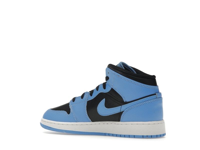 Jordan 1 Mid University Blue Black (GS)