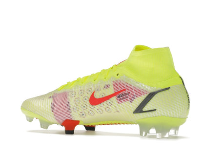 Nike Mercurial Superfly 8 Elite FG Volt Black Bright Crimson