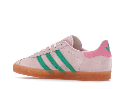 adidas Gazelle Clear Pink Court Green (GS)