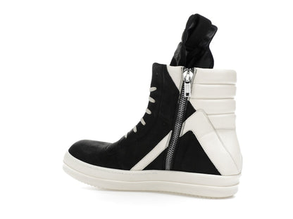 Rick Owens Geobasket High Black Milk