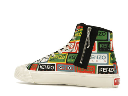 Kenzo School High Top Trainers Multi