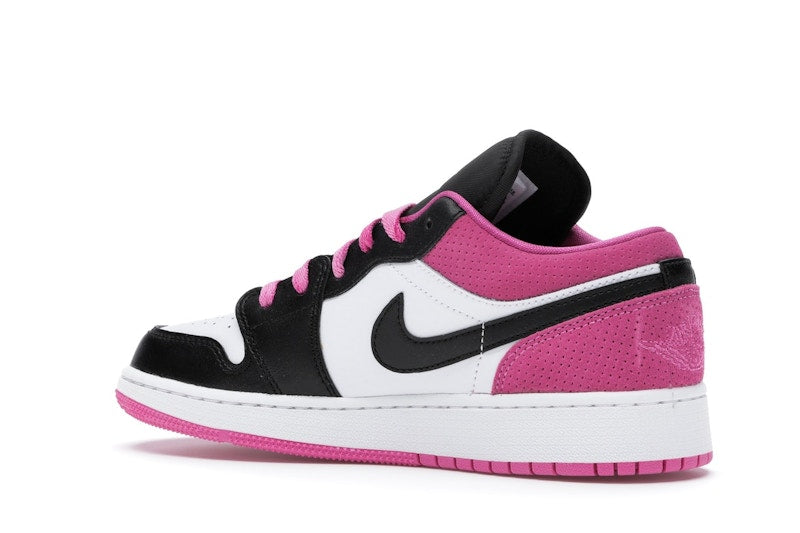 Jordan 1 Low Black Active Fuchsia (GS)