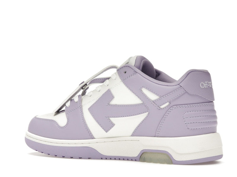 OFF-WHITE Out Of Office Calf Leather White Lilac
