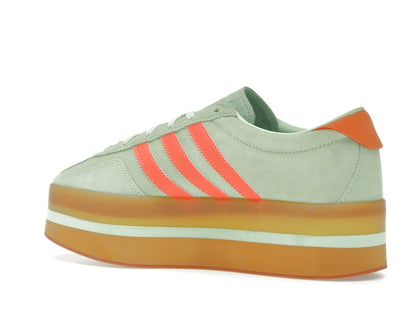 adidas Gazelle Stack Semi Green Spark Solar Orange Gum (Women's)