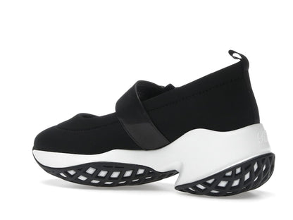 Roger Vivier Viv' Run Babies Black White Crystal Buckle (Women's)