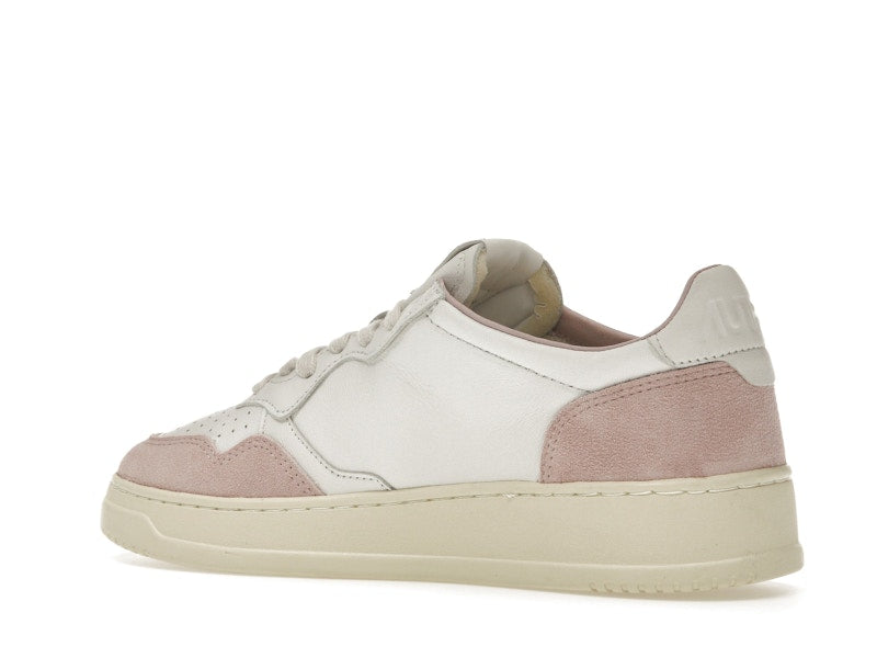 Autry Medalist Leather Low White Powder (Women's)