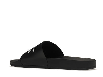 OFF-WHITE Drowning Man Logo Slides Black White FW21