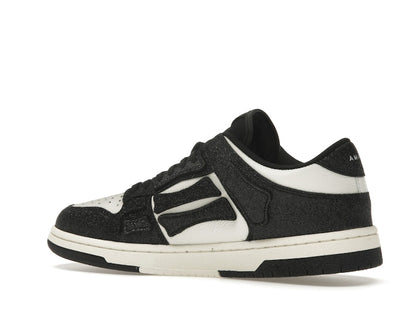 AMIRI Skel Top Low Shimmer Black White