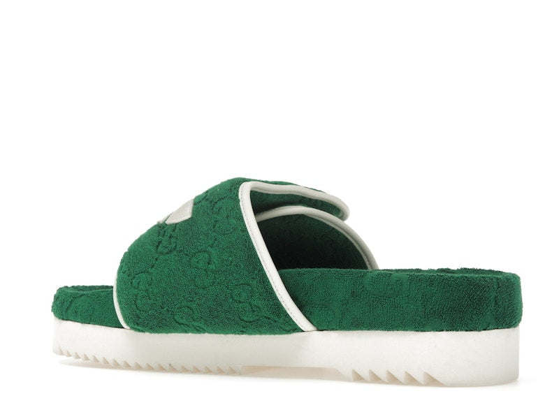 adidas x Gucci GG Platform Sandal Green