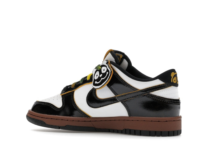 Nike Dunk Low SE Panda-Monium White Black Fauna Brown (GS)