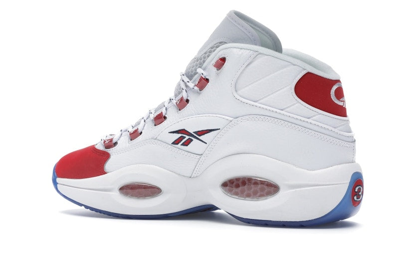 Reebok Question Mid Red Toe 25th Anniversary