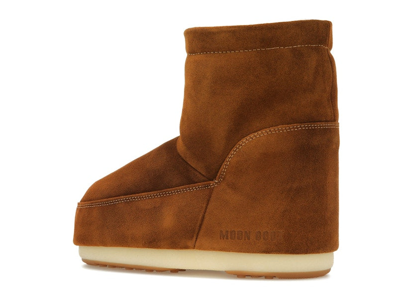 Moon Boot No Lace Suede Boot Tan