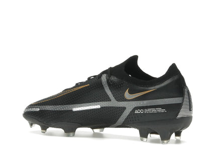 Nike Phantom GT2 Elite FG Black Metallic Dark Grey Metallic Gold