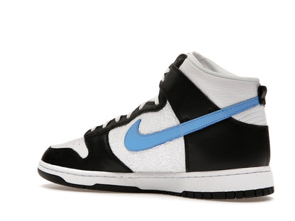 Nike Dunk High Retro FLC Black University Blue White