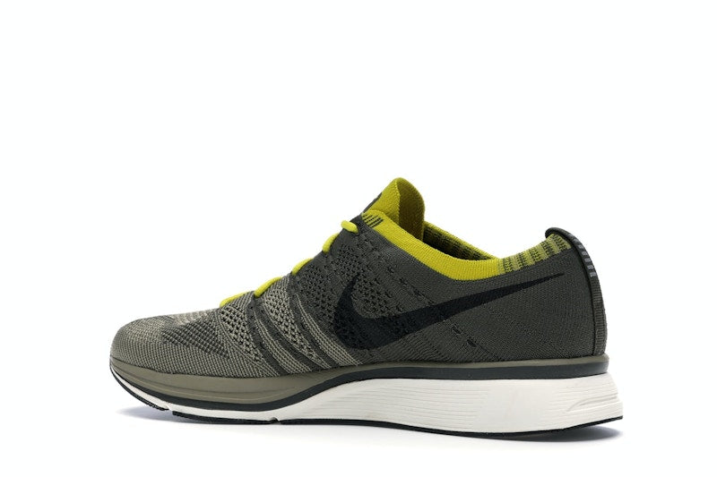 Nike Flyknit Trainer Cargo Khaki Bright Citron