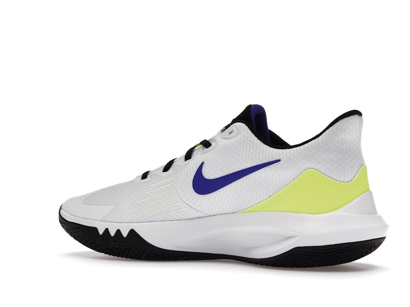 Nike Precision 5 White Barely Volt