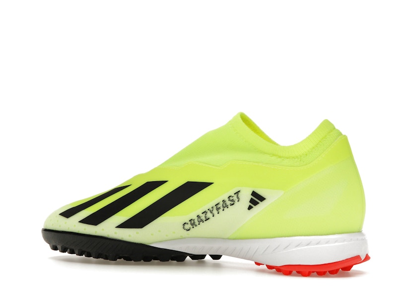 adidas Crazyfast League Laceless Turf Team Solar Yellow Core Black Cloud White