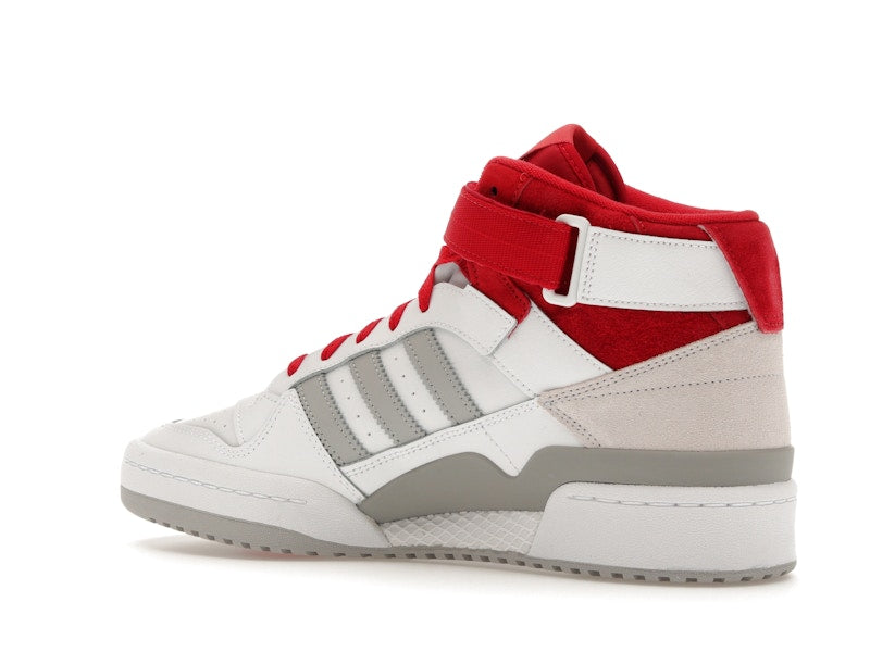 adidas Forum Mid White Red Grey