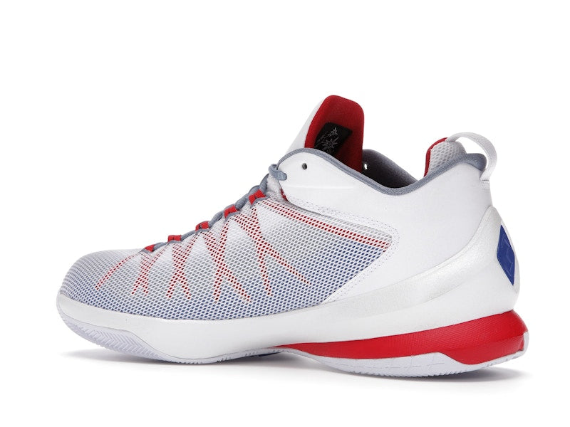 Jordan Cp3.Viii Ae White/Game Royal-Spirit Red-Cool Blue