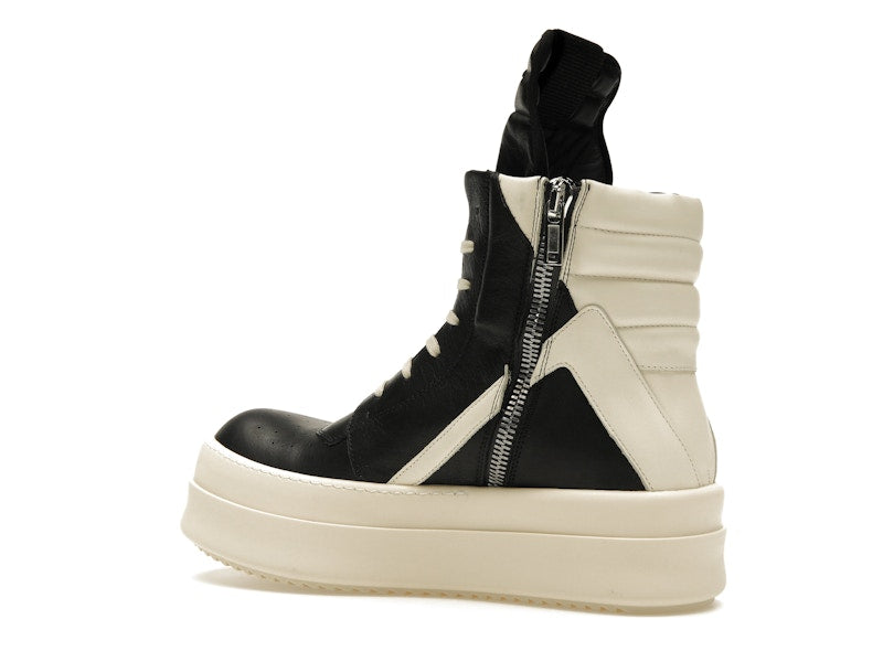 Rick Owens Mega Bumper Geobasket Black Milk