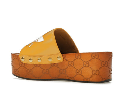 Gucci x Adidas GG Clog Yellow (Women's)