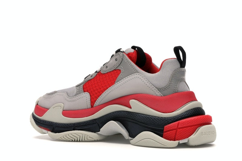 Balenciaga Triple S Red Grey (Women's)