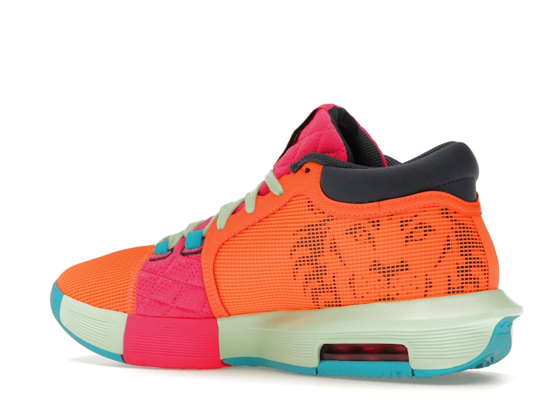 Nike LeBron Witness 8 Total Orange Laser Fuchsia