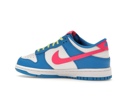 Nike Dunk Low Photo Blue White Light Lemon Twist Hyper Pink (GS)