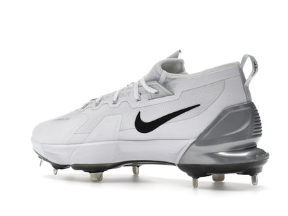 Nike Force Zoom Trout 9 Elite White Black Pure Platinum Metallic Silver