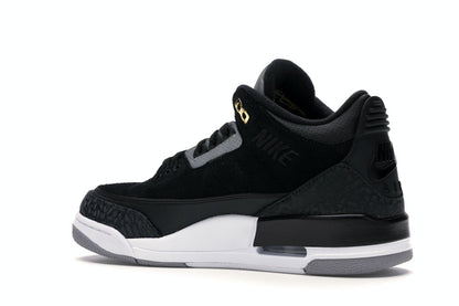 Jordan 3 Retro Tinker Black Cement Gold