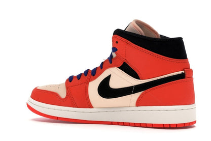 Jordan 1 Mid Team Orange Black