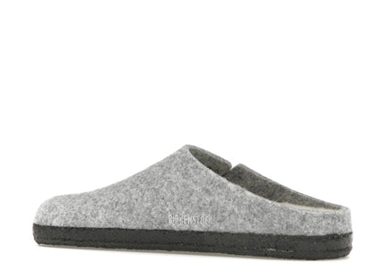 Birkenstock Zermatt Shearling Clog Wool Felt Light Gray