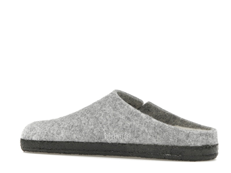 Birkenstock Zermatt Shearling Clog Wool Felt Light Gray