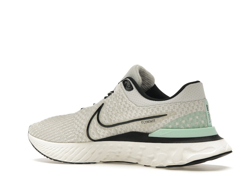 Nike React Infinity Run Flyknit 3 Phantom Black Mint