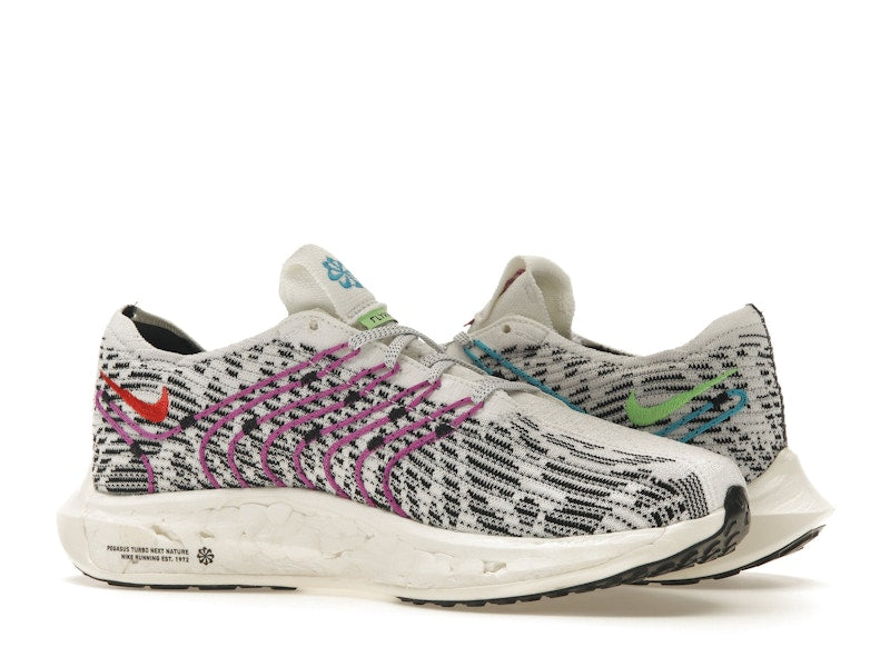 Nike Pegasus Turbo Next Nature SE White Lime Blast Fuchsia Dream